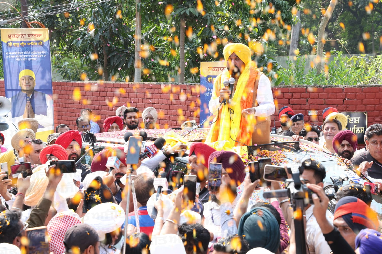 ਜਲੰਧਰ ’ਚ ਮੁੱਖ ਮੰਤਰੀ ਮਾਨ ਦੀ ਸ਼ੁਕਰਾਨਾ ਯਾਤਰਾ, ਭਾਜਪਾ ’ਤੇ ਮੁੜ ਸਾਧੇ ਨਿਸ਼ਾਨੇ