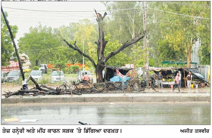  ਮੀਂਹ ਨੇ ਗਰਮੀ ਤੋਂ ਦਿਵਾਈ ਰਾਹਤ, ਕਈ ਇਲਾਕਿਆਂ 'ਚ ਜਲਥਲ ਹੋਣ ਕਾਰਨ ਲੋਕ ਪ੍ਰੇਸ਼ਾਨ  