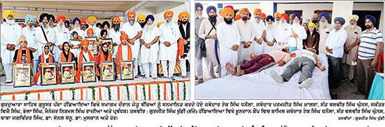ਗੁਰਦੁਆਰਾ ਸਾਹਿਬ ਗੁਰੂਸਰ ਪੱਕਾ ਪਾਤਿਸ਼ਾਹੀ ਨੌਵੀਂ ਹੰਡਿਆਇਆ ਵਿਖੇ ਜੇਤੂ ਬੱਚਿਆਂ ਨੂੰ ਕੀਤਾ ਸਨਮਾਨਿਤ