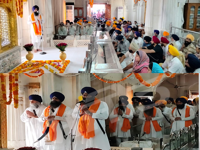 ਸ੍ਰੀ ਅਕਾਲ ਤਖ਼ਤ ਸਾਹਿਬ ਵਿਖੇ ਛੇਵੇਂ ਪਾਤਸ਼ਾਹ ਦਾ ਪ੍ਰਕਾਸ਼ ਪੁਰਬ ਸ਼ਰਧਾ ਸਹਿਤ ਮਨਾਇਆ