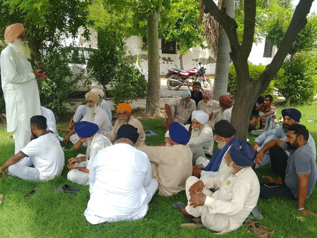 ਅਮਰੀਕਾ ਸਮਝੌਤੇ ਤੇ ਲੈਂਡ ਪੁਲਿੰਗ ਨੀਤੀ ਨੂੰ ਲੈ ਕੇ ਬੀ.ਕੇ.ਯੂ. ਏਕਤਾ ਦੀ ਬਲਾਕ ਪੱਧਰੀ ਹੋਈ ਮੀਟਿੰਗ