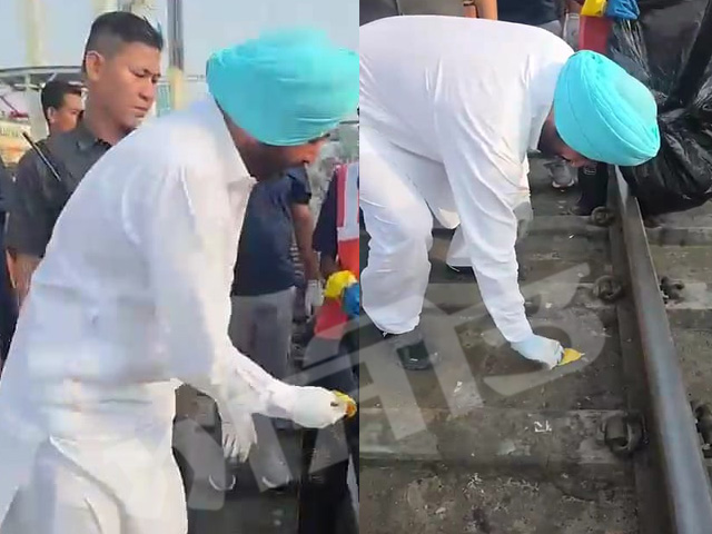 ਲੁਧਿਆਣਾ ਰੇਲਵੇ ਸਟੇਸ਼ਨ ਤੇ ਅਲਗ ਅੰਦਾਜ਼ 'ਚ ਨਜ਼ਰ ਆਏ ਕੇਂਦਰੀ ਰਾਜ ਮੰਤਰੀ ਰਵਨੀਤ ਸਿੰਘ ਬਿੱਟੂ