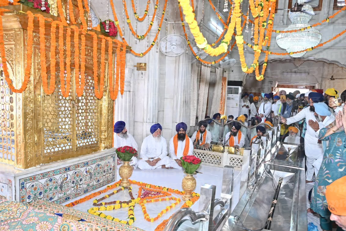 ਸ੍ਰੀ ਅਕਾਲ ਤਖ਼ਤ ਸਾਹਿਬ ਵਿਖੇ ਮੀਰੀ ਪੀਰੀ ਦਿਵਸ ਮਨਾਇਆ