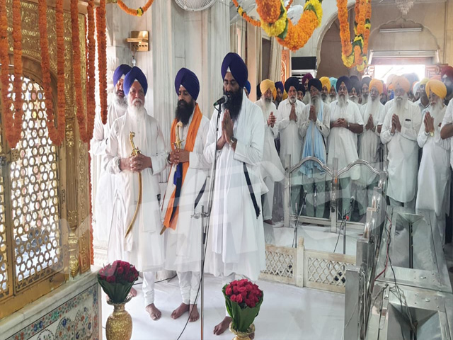 ਸ੍ਰੀ ਅਕਾਲ ਤਖ਼ਤ ਸਾਹਿਬ ਵਿਖੇ ਮੀਰੀ ਪੀਰੀ ਦਿਵਸ ਮਨਾਇਆ