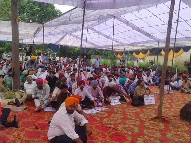 ਪੰਜਾਬ ਸਟੇਟ ਵੈਟਨਰੀ ਇੰਸਪੈਕਟਰਜ ਐਸੋਸੀਏਸ਼ਨ ਵਲੋਂ ਰੋਸ ਰੈਲੀ