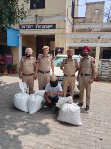 ਯੁੱਧ ਨਸ਼ਿਆਂ ਵਿਰੁੱਧ ਮੁਹਿੰਮ ਤਹਿਤ ਦਿੜ੍ਹਬਾ ਪੁਲਿਸ ਵਲੋਂ ਚੂਰਾ ਪੋਸਤ ਸਮੇਤ ਇਕ ਵਿਅਕਤੀ ਕਾਬੂ