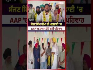 Several families joined AAP | ਸੱਜਣ ਸਿੰਘ ਚੀਮਾ ਦੀ ਅਗਵਾਈ ’ਚ AAP ’ਚ ਸ਼ਾਮਲ ਹੋਏ ਕਈ ਪਰਿਵਾਰ