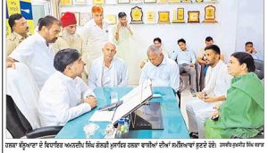 ਵਿਧਾਇਕ ਗੋਲਡੀ ਮੁਸਾਫਿਰ ਨੇ ਹਲਕਾ ਵਾਸੀਆਂ ਦੀਆਂ ਸੁਣੀਆਂ ਸਮੱਸਿਆਵਾਂ