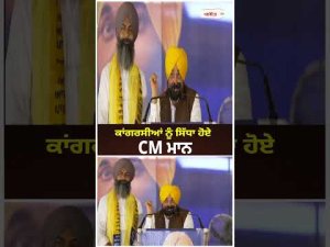 CM Mann Takes Direct Aim At Congress : ਕਾਂਗਰਸੀਆਂ ਨੂੰ ਸਿੱਧਾ ਹੋਏ CM Mann