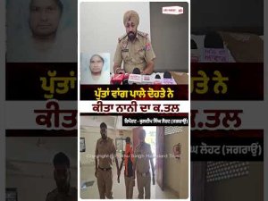 Grandson Killed GrandMother : ਪੁੱਤਾਂ ਵਾਂਗ ਪਾਲੇ ਦੋਹਤੇ ਨੇ ਕੀਤਾ ਨਾਨੀ ਦਾ ਕ.ਤਲ
