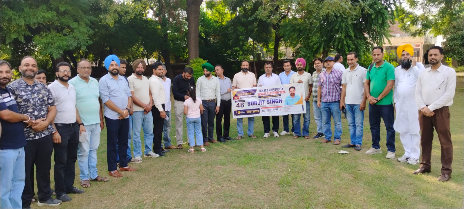 ਅਧਿਆਪਕਾਂ, ਮੁਲਾਜ਼ਮਾਂ ਨੇ ਪੰਜਾਬ ਯੂਨੀਵਰਸਿਟੀ ਦੀਆਂ ਸੈਨੇਟ ਚੋਣਾਂ ਵਿਚ ਸੁਰਜੀਤ ਸਿੰਘ ਮੋਹਾਲੀ ਦੇ ਹੱਕ ਵਿਚ ਵੋਟ ਦੇਣ ਦਾ ਕੀਤਾ ਫੈਸਲਾ
