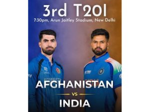 ਭਾਰਤ -ਅਫ਼ਗਾਨਿਸਤਾਨ ਤੀਜਾ ਟੀ-20 ਮੈਚ ਅੱਜ