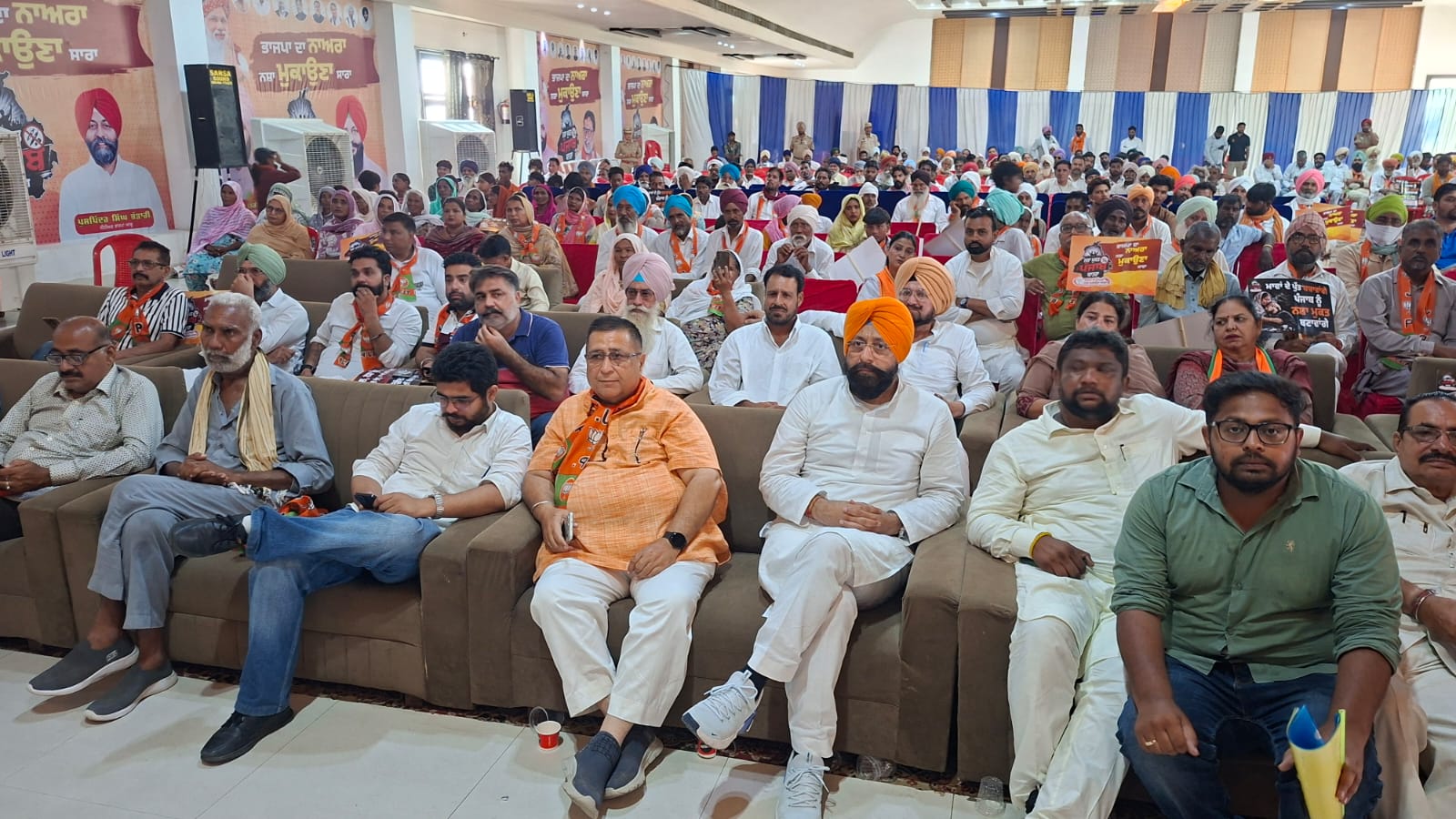 ਸ੍ਰੀ ਮੁਕਤਸਰ ਸਾਹਿਬ ਵਿਖੇ ਨਸ਼ਾ ਮੁਕਤ ਪੰਜਾਬ ਯਾਤਰਾ ਪਹੁੰਚਣ 'ਤੇ ਸਮਾਗਮ ਕਰਵਾਇਆ