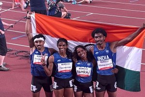 ਭਾਰਤ ਨੇ ਮਿਕਸਡ 4x400 ਮੀਟਰ ਰਿਲੇਅ ’ਚ ਜਿੱਤਿਆ ਚਾਂਦੀ ਦਾ ਤਗਮਾ
