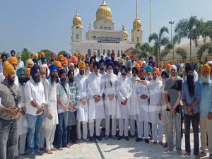ਅਕਾਲੀ ਦਲ ਵਾਰਸ ਪੰਜਾਬ ਦੇ ਜਥੇਬੰਦੀ ਨੇ ਪੰਜਵਾਂ ਸਥਾਪਨਾ ਦਿਵਸ ਮਨਾਇਆ