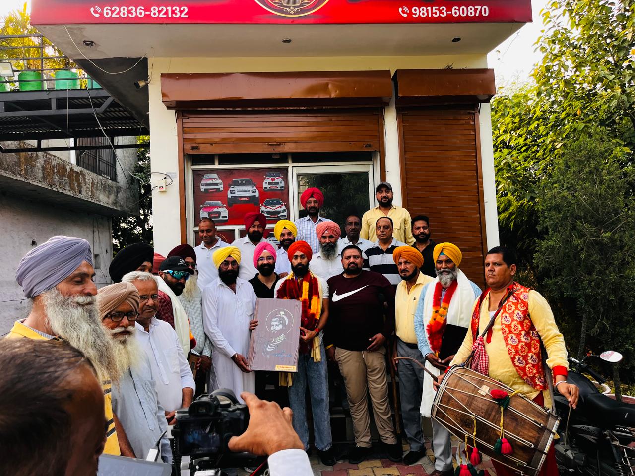 ਗੁਰਿੰਦਰ ਵੀਰ ਸਿੰਘ ਦਾ ਭੋਗਪੁਰ ਪਹੁੰਚਣ 'ਤੇ ਵੱਖ-ਵੱਖ ਥਾਵਾਂ 'ਤੇ ਭਰਵਾਂ ਸਵਾਗਤ