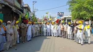 ਸ੍ਰੀ ਮੁਕਤਸਰ ਸਾਹਿਬ ਸ਼ਹਿਰ ਵਿੱਚ ਭਾਰਤੀ ਕਿਸਾਨ ਯੂਨੀਅਨ ਏਕਤਾ (ਉਗਰਾਹਾਂ) ਨੇ ਪਰਵਿੰਦਰ ਸਿੰਘ ਝੋਟੇ ਦੀ ਹੱਤਿਆ ਦੇ ਰੋਸ ਵਜੋਂ ਕੱਢਿਆ ਰੋਸ ਮਾਰਚ