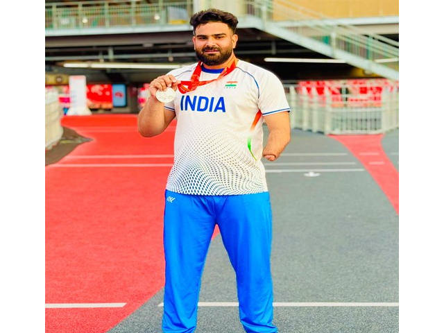 ਮਾਲੇਰਕੋਟਲਾ ਮੁਹੰਮਦ ਇਯਾਸਰ ਨੂੰ ਪੈਰਾ ਏਸ਼ੀਅਨ ਖੇਡਾਂ 'ਸ਼ਾਟ ਪੁੱਟ' ਚ ਚਾਂਦੀ ਦਾ ਤਗਮਾ ਜਿੱਤਣ  ਲਈ ਸ਼ੁਭਕਾਮਨਾਵਾਂ - ਭਗਵੰਤ ਮਾਨ