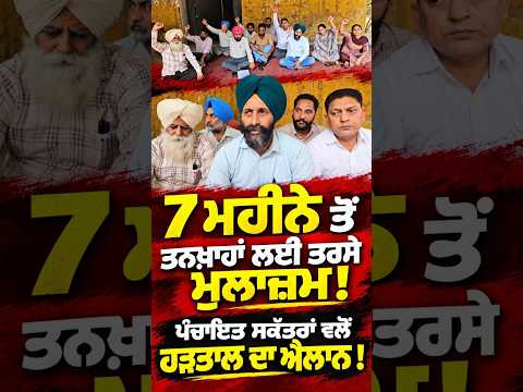 Employees Struggle Without Pay For Months : 7 ਮਹੀਨੇ ਤੋਂ ਤਨਖ਼ਾਹਾਂ ਲਈ ਤਰਸੇ ਮੁਲਾਜ਼ਮ