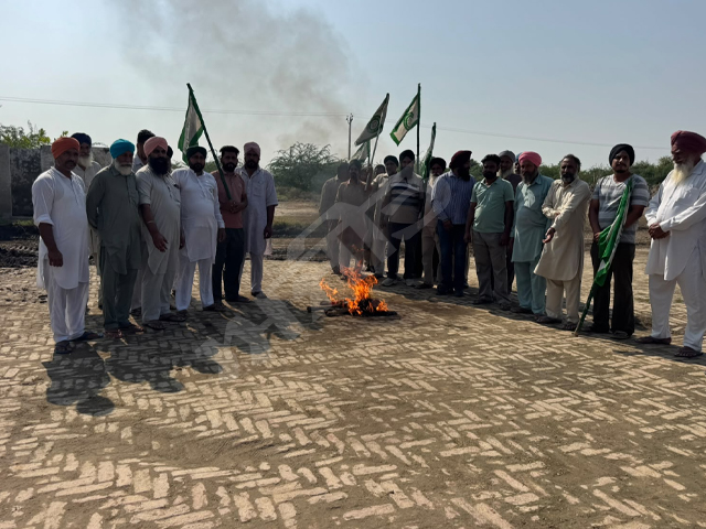 ਨਸ਼ਿਆਂ ਦੇ ਮੁੱਦੇ ’ਤੇ ਬੀ.ਕੇ.ਯੂ. ਸਿੱਧੂਪੁਰ ਵਲੋਂ ਪ੍ਰਦਰਸ਼ਨ