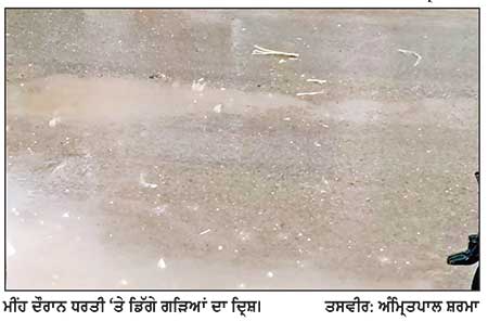 ਬੇਮੌਸਮੇ ਮੀਂਹ ਅਤੇ ਗੜਿਆਂ ਨੇ ਕਿਸਾਨਾਂ ਦੇ ਸਾਹ ਸੂਤੇ ਪੱਕੀਆਂ ਫ਼ਸਲਾਂ ਖ਼ਰਾਬ ਹੋਣ ਦਾ ਖ਼ਦਸ਼ਾ