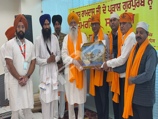 ਰਾਜਾਸਾਂਸੀ ਹਵਾਈ ਅੱਡੇ 'ਤੇ ਮਨਾਇਆ ਗਿਆ ਸ੍ਰੀ ਗੁਰੂ ਰਾਮਦਾਸ ਸਾਹਿਬ ਜੀ ਦਾ ਪ੍ਰਕਾਸ਼ ਗੁਰਪੁਰਬ