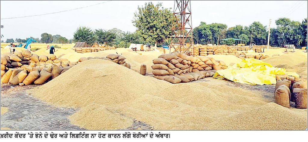 ਪਿੰਡ ਬਾਦਲ ਵਿਖੇ ਮਾਰਕਫੈੱਡ ਦੀ ਝੋਨਾ ਲਿਫ਼ਟਿੰਗ ‘ਜ਼ੀਰੋ’ ਲੰਬੀ ਹਲਕੇ ’ਚ ਮਾੜੇ ਪ੍ਰਬੰਧਾਂ ਕਰਕੇ ਮਹਿਜ਼ 37.31 ਫ਼ੀਸਦੀ ਲਿਫ਼ਟਿੰਗ ਹੋਈ