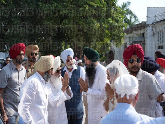 ਯੁਵਰਾਜ ਭੁਪਿੰਦਰ ਸਿੰਘ ਦੇ ਪਿਤਾ ਦੇ ਭੋਗ ਤੇ ਡੇਰਾ ਮੁਖੀ ਬਾਬਾ ਗੁਰਿੰਦਰ ਸਿੰਘ ਪਹੁੰਚੇ